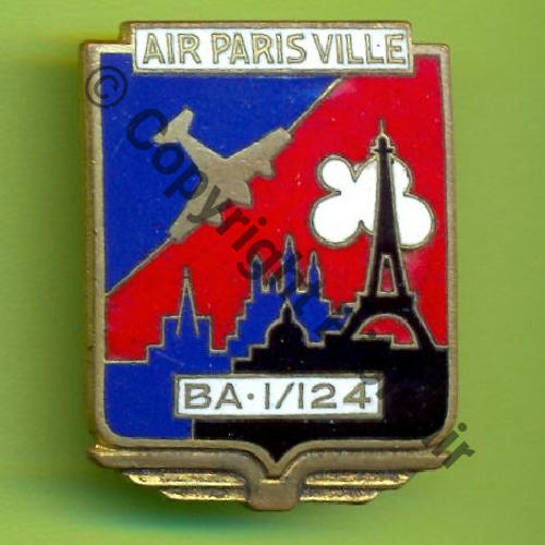 PARIS VILLE 2434.2G RA   Bat.Air.1.124 BA.280  DrPNOM Dep Bol Guilloche vrac Src.Y.GENTY 33Eur(x5) 